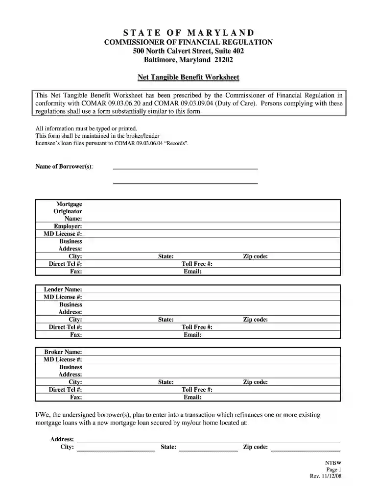 net tangible benefit fannie mae Preview on Page 1
