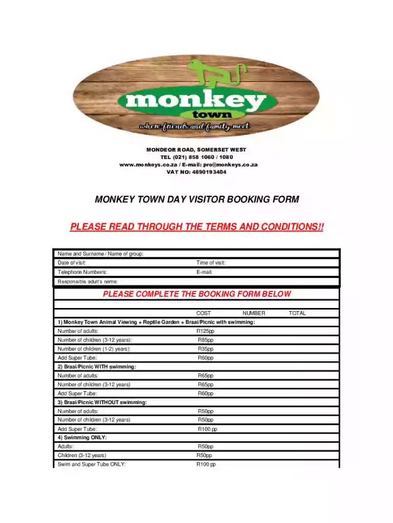 monkey town prices for 2024 Preview on Page 1