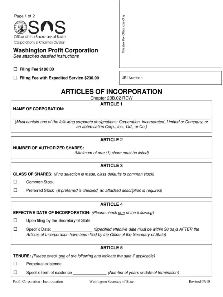 (Must contain one of the following corporate designations: Corporation, Incorporated, Limited or Com Preview on Page 1