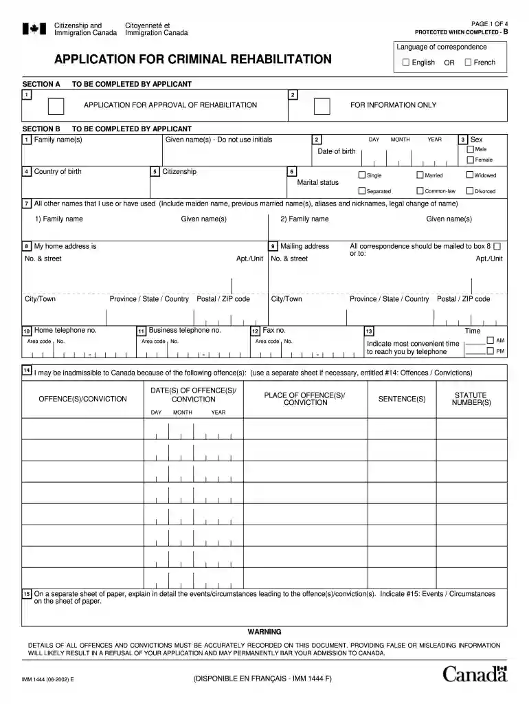 canada deemed rehabilitation Preview on Page 1