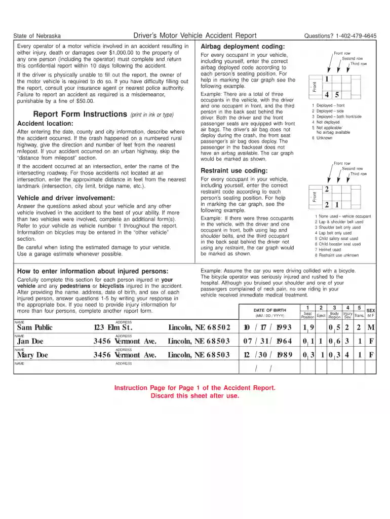 nebraska accident reports Preview on Page 1
