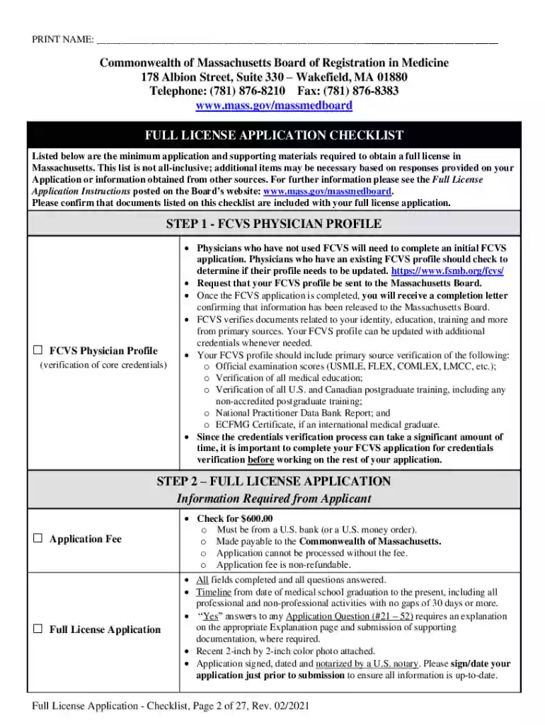 massachusetts board of registration in medicine Preview on Page 1