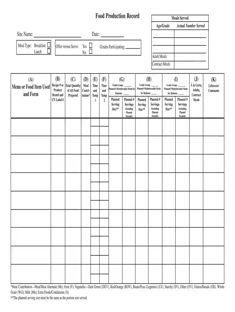production form Preview on Page 1