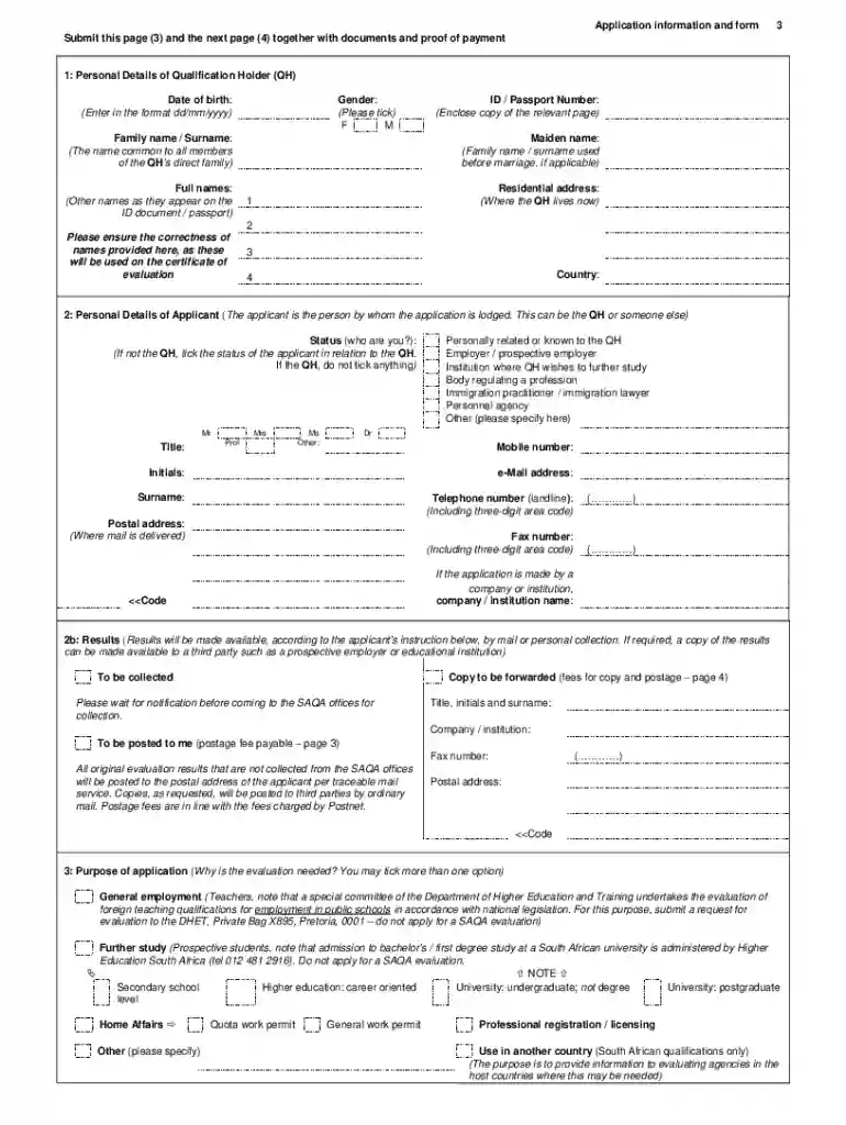 saqa login Preview on Page 1
