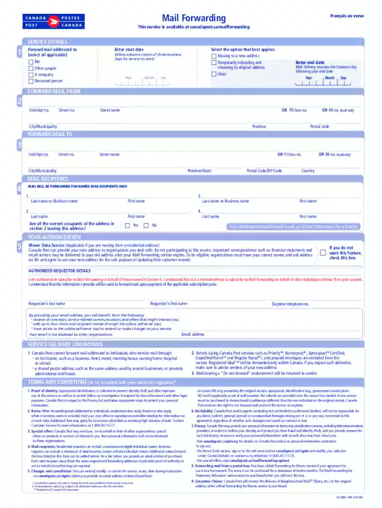 canada post login Preview on Page 1