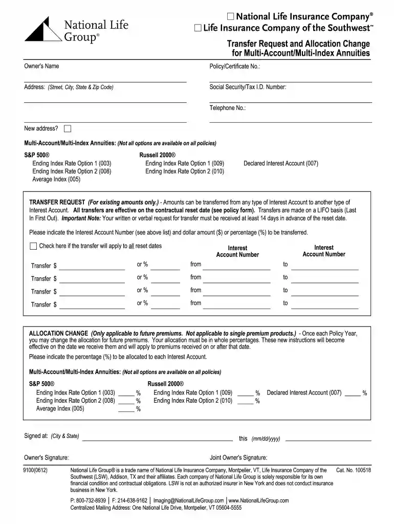 national life group surrender penalty Preview on Page 1