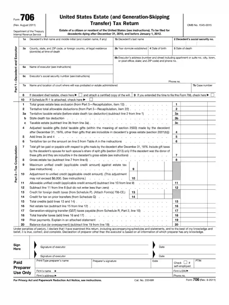 2011 706 form Preview on Page 1