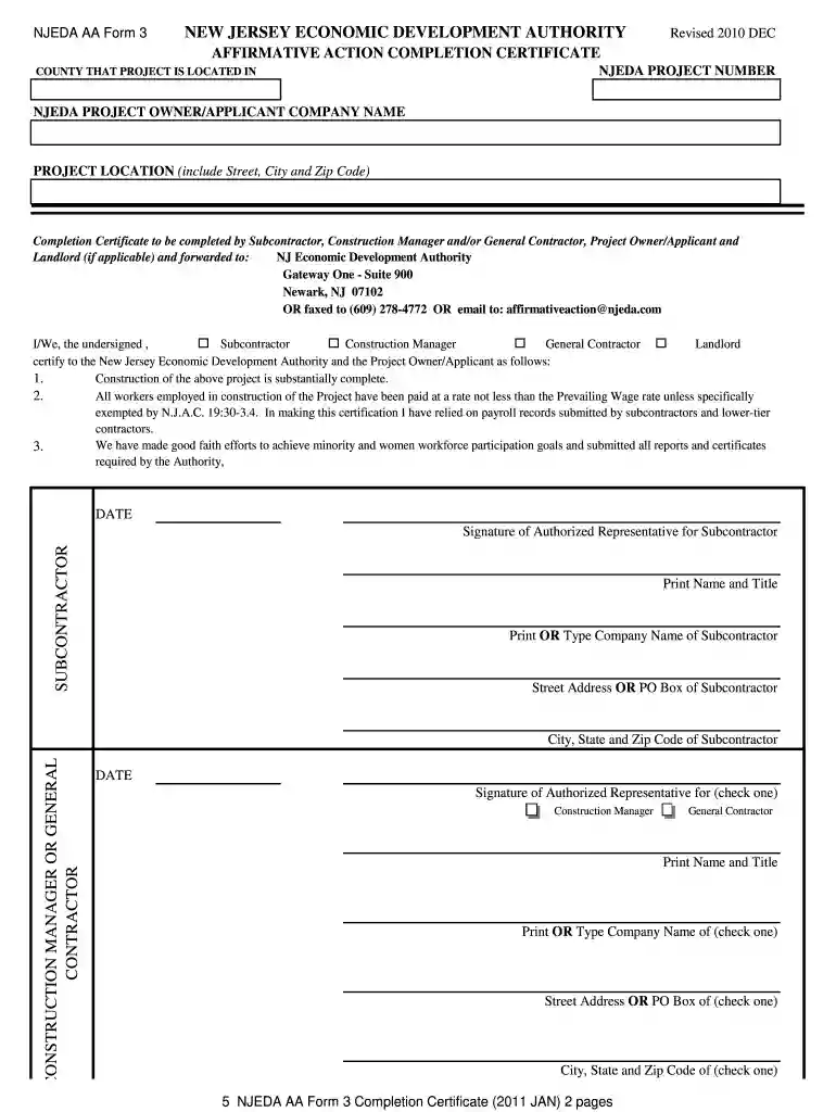 njeda aa form 2 Preview on Page 1