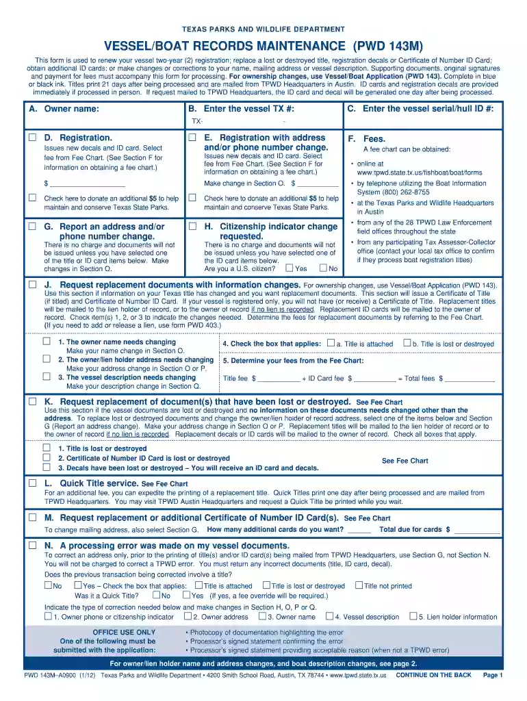 texas boat registration sticker replacement Preview on Page 1