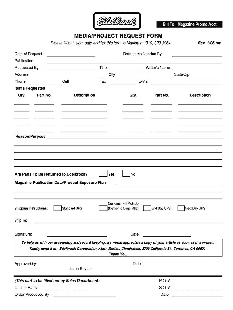 part request Preview on Page 1
