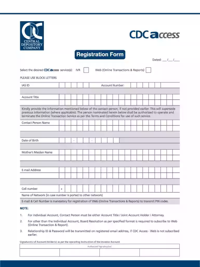 Web Access Form 2 Preview on Page 1