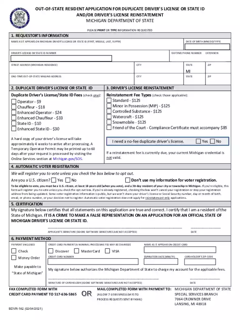 michigan driver's license suspension check Preview on Page 1