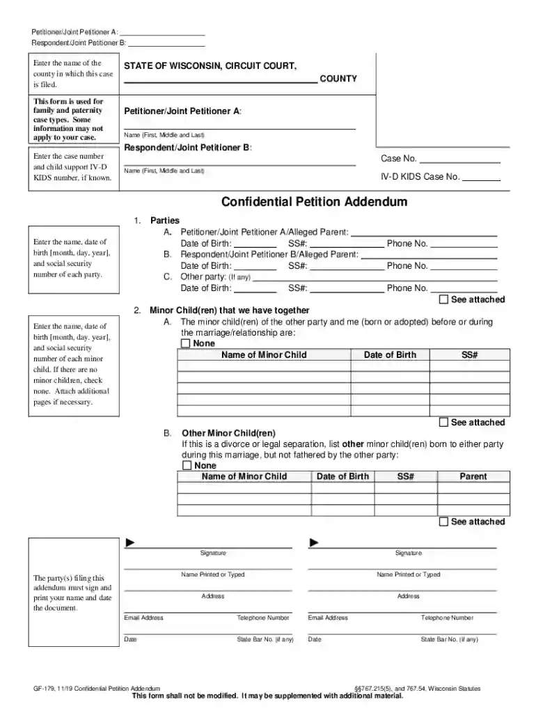 gf 179 form Preview on Page 1