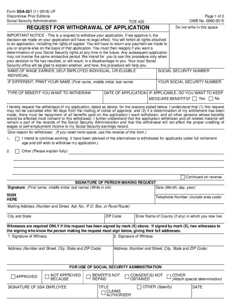 ssa 521 Preview on Page 1