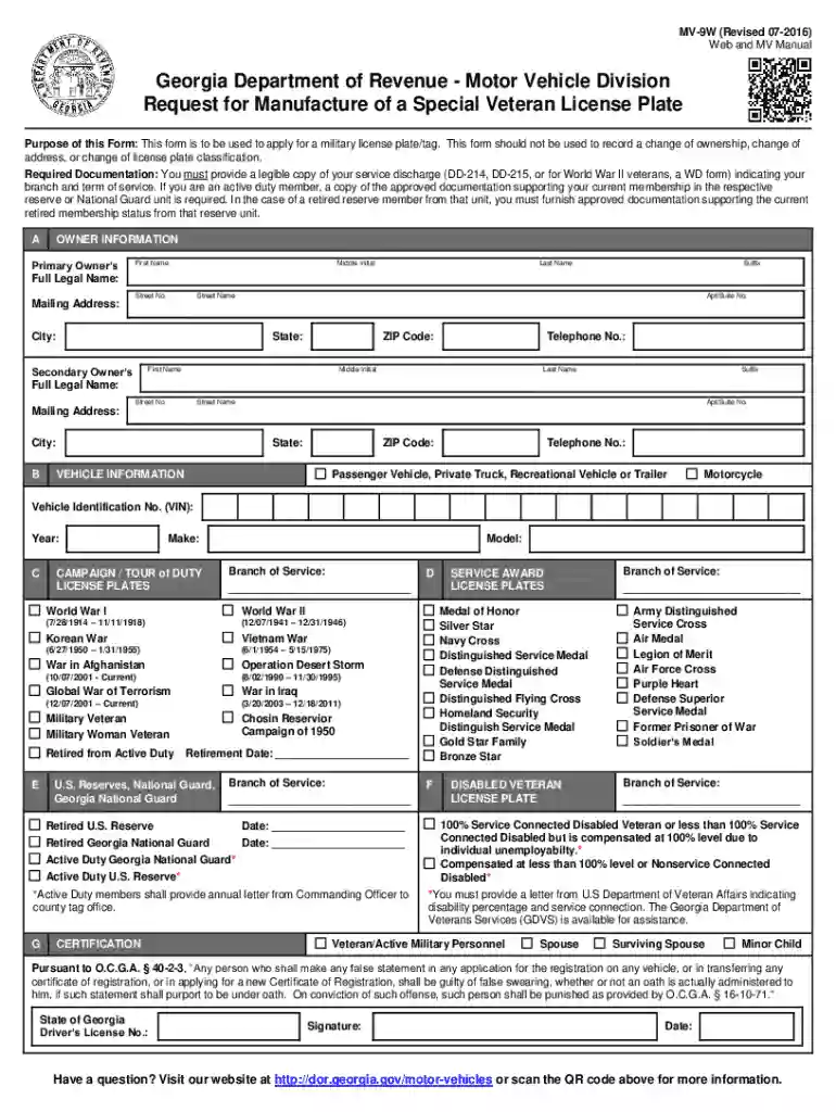 9w form Preview on Page 1