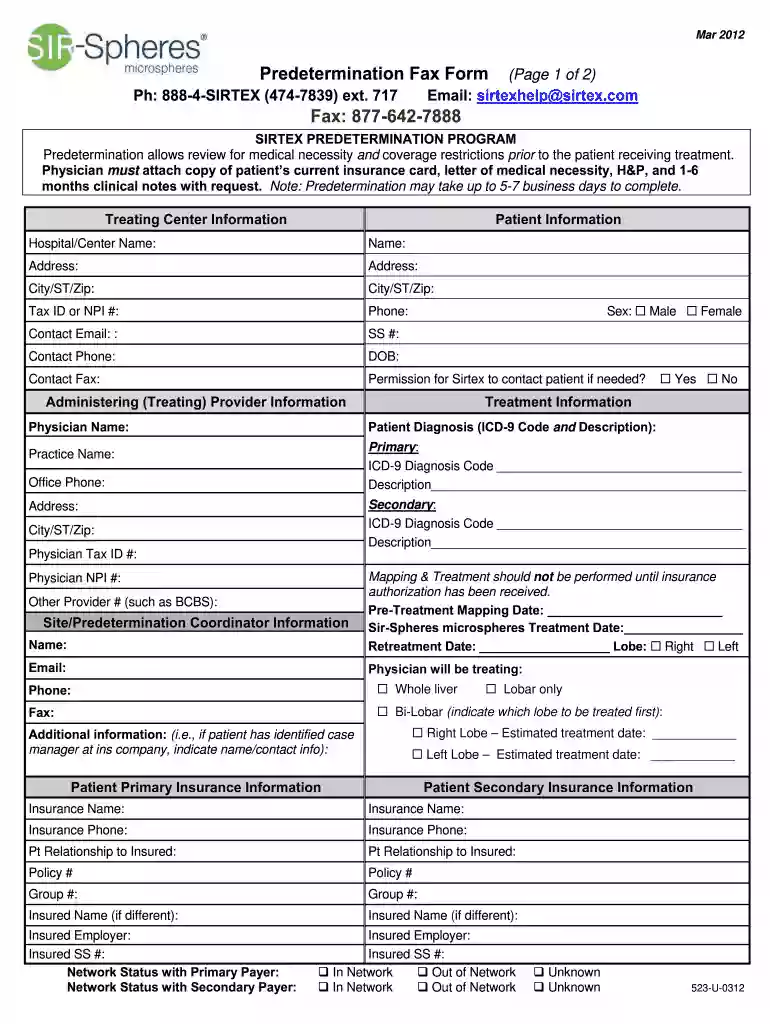 aetna predetermination form Preview on Page 1