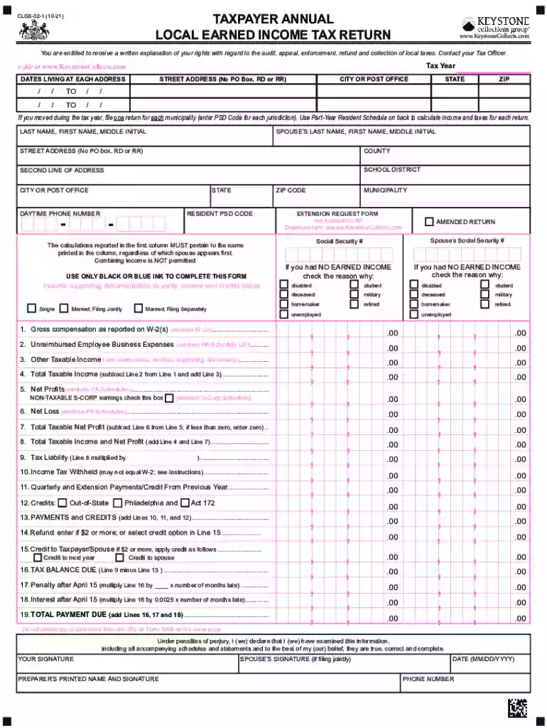 income tax return sample Preview on Page 1