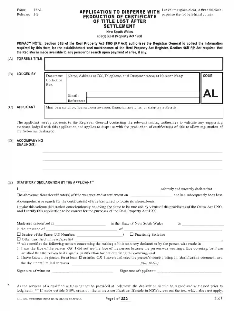 lost sanc certificate Preview on Page 1