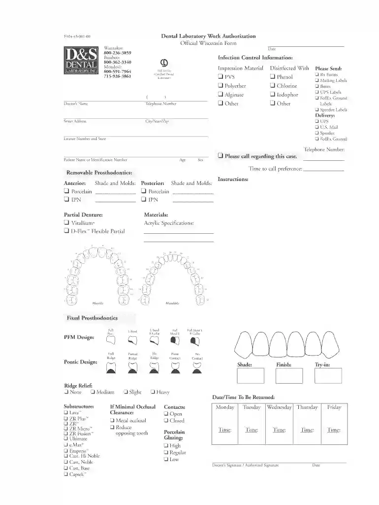 dds lab slips Preview on Page 1