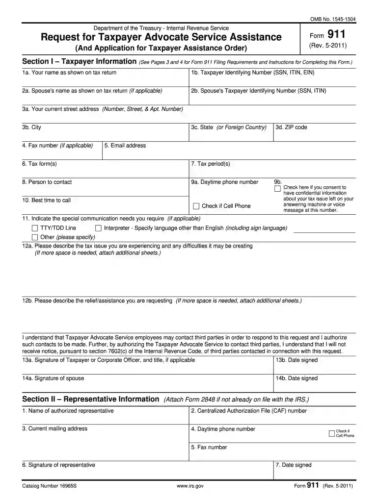 911 form Preview on Page 1