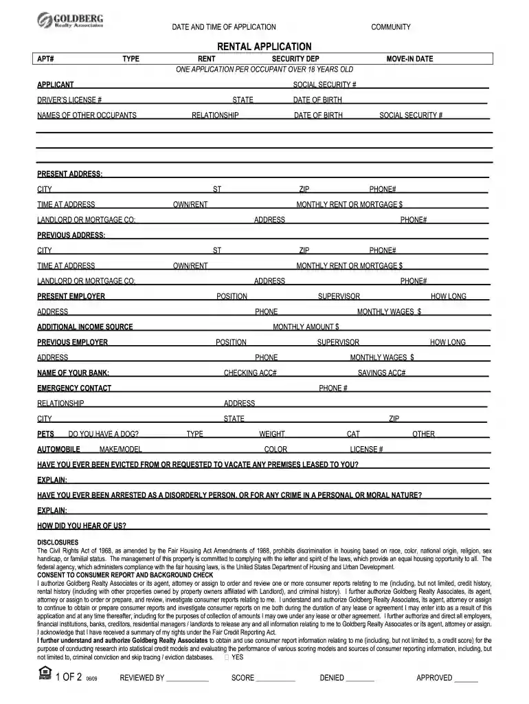 goldberg realty pay rent Preview on Page 1