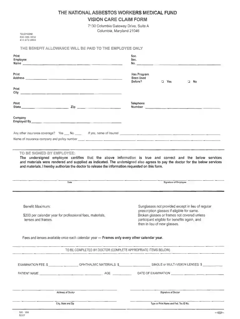 national asbestos workers medical fund provider portal Preview on Page 1