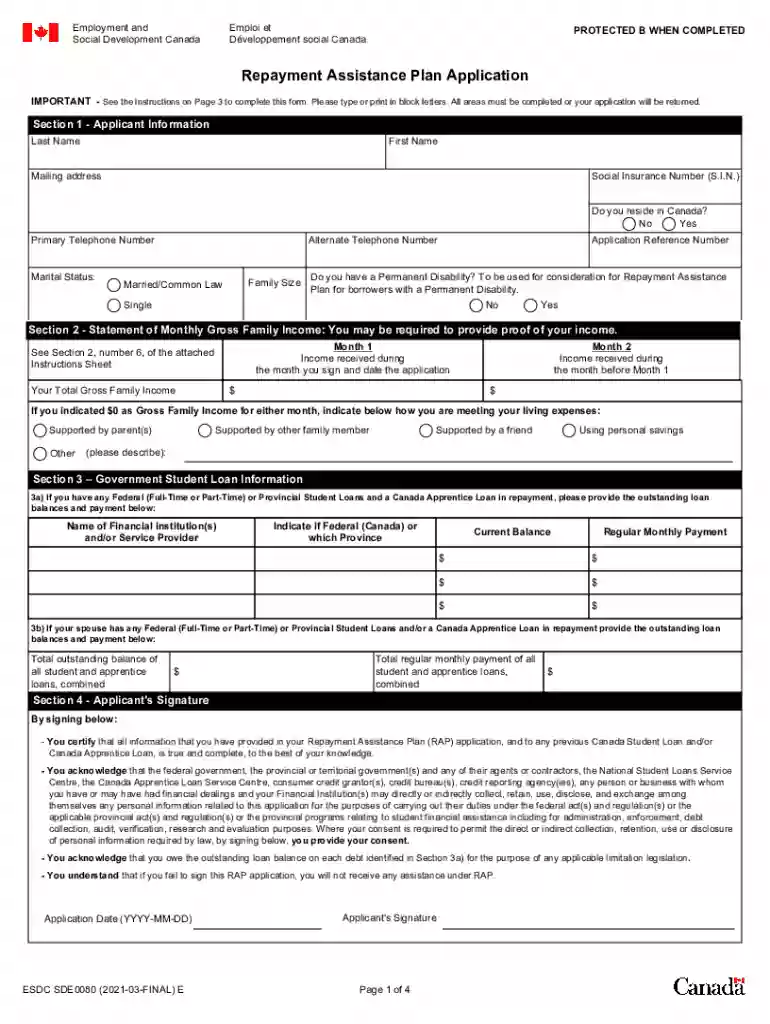 ministry of employment and social development of canada Preview on Page 1