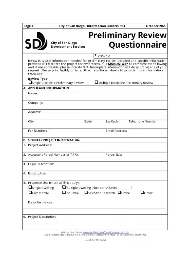 Preliminary ReviewDevelopment ServicesCity of San Diego ... Preview on Page 1