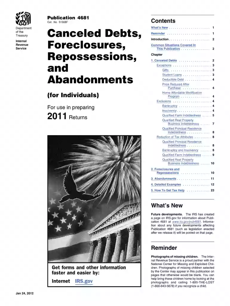 form 982 Preview on Page 1