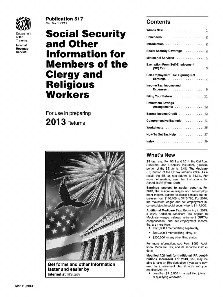 publication 517 Preview on Page 1
