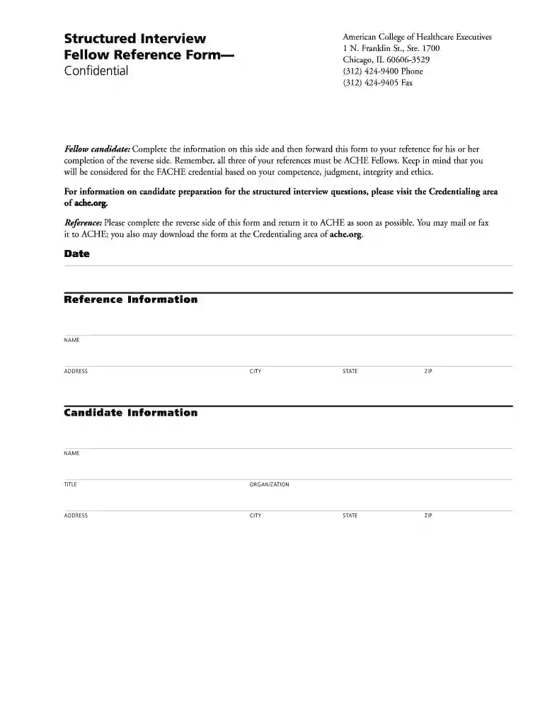 structured interview Preview on Page 1