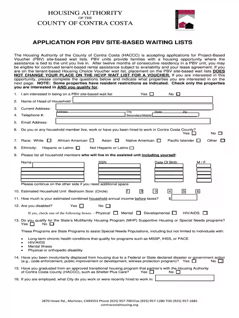 costa housing application Preview on Page 1