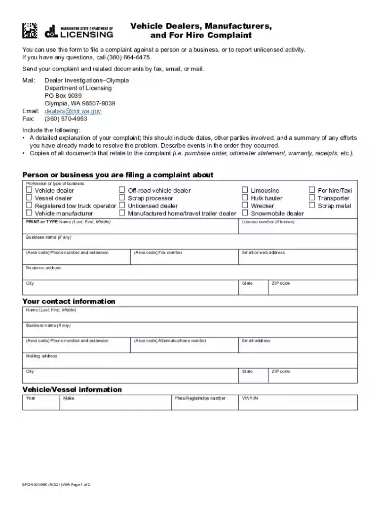 Vehicle Dealers - Fill and Sign Printable Template Online ... Preview on Page 1