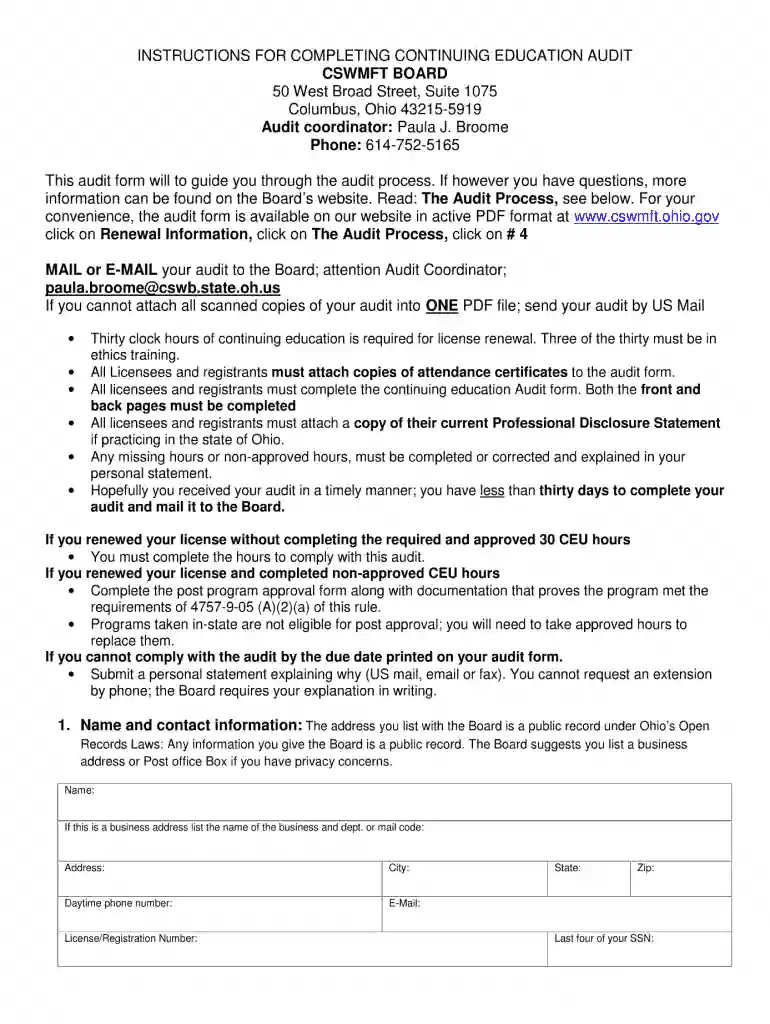 cswmft Preview on Page 1