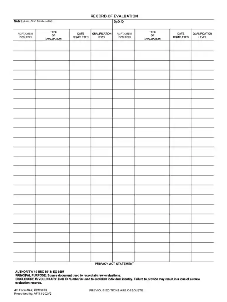 af form 942 Preview on Page 1