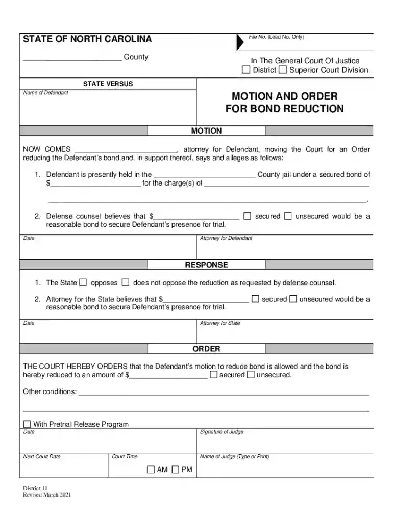 nc court forms Preview on Page 1