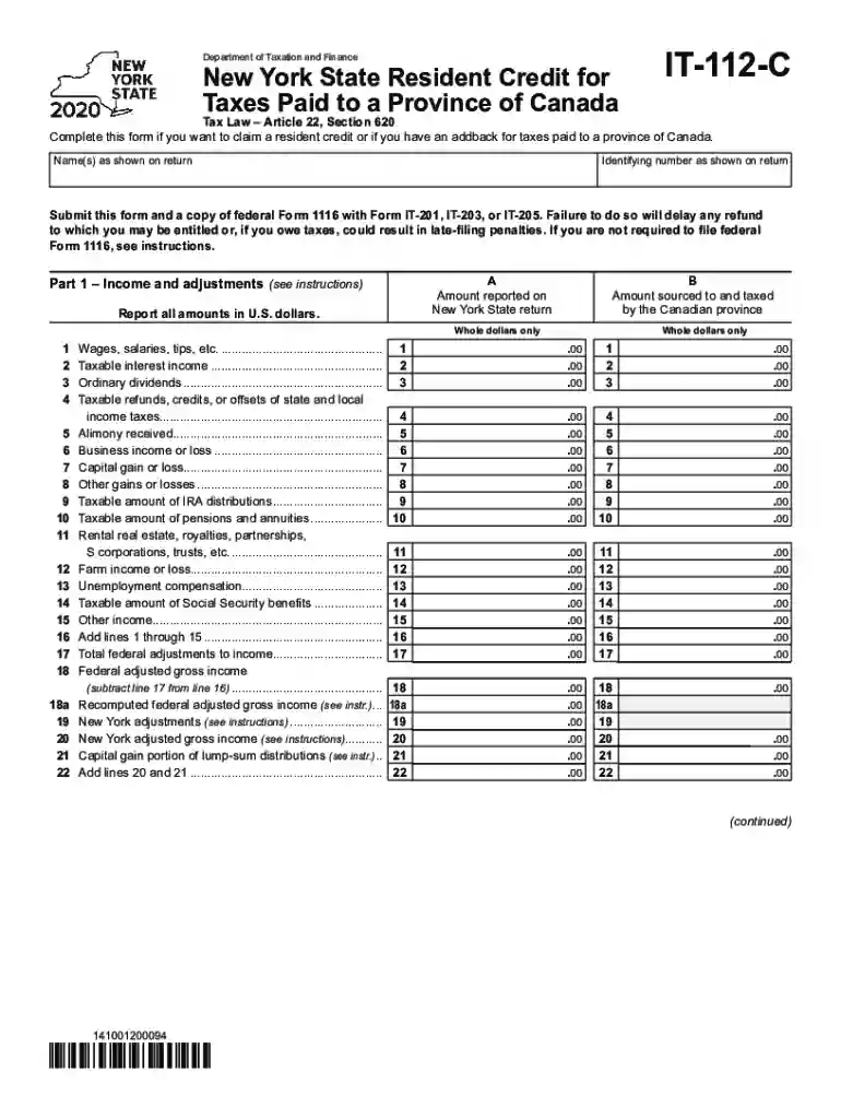 it 112 r nj tax amount tp should not be greater than the tax imposed by other state Preview on Page 1