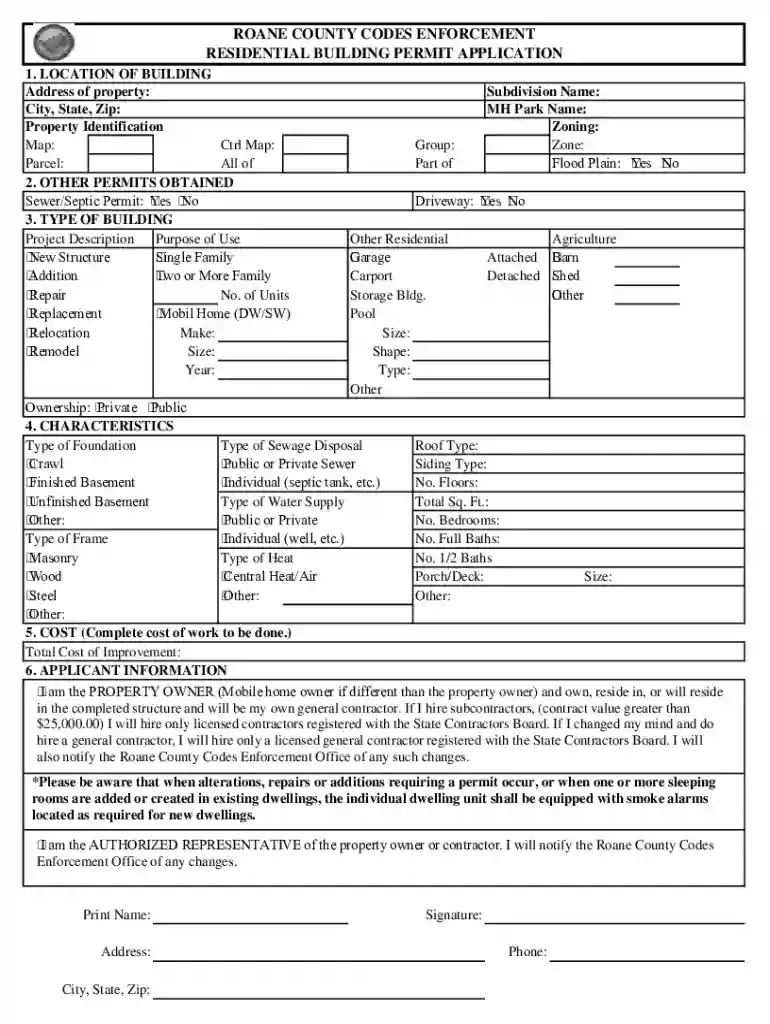 tn residential building permit Preview on Page 1