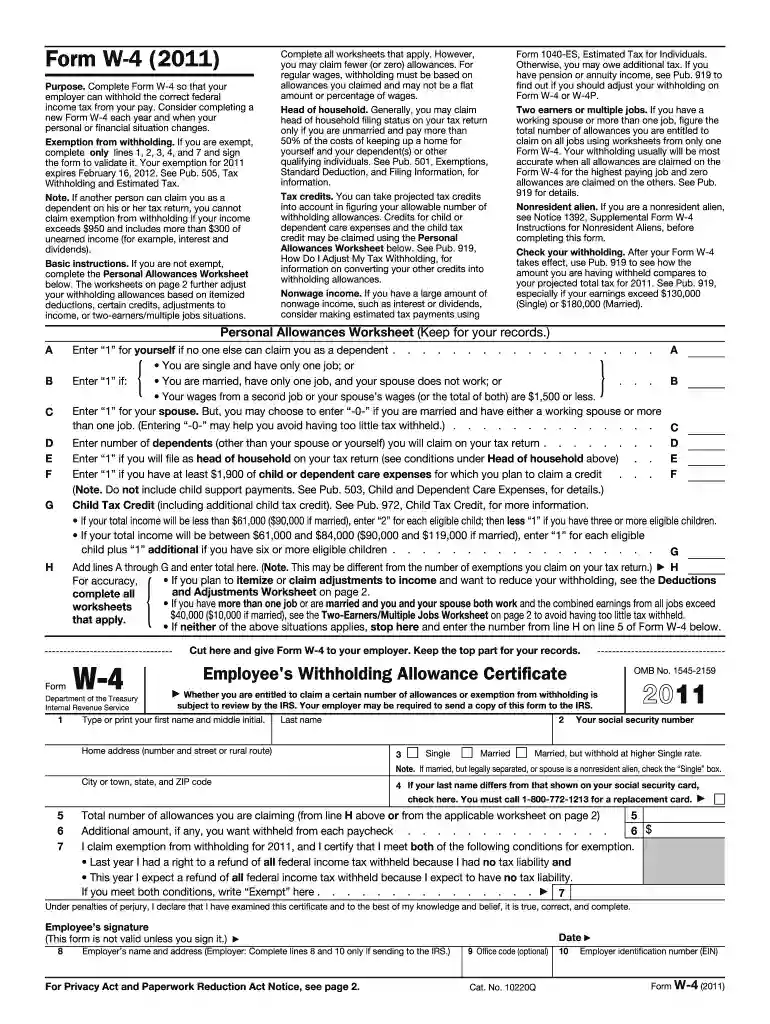 w 4 form 2024 printable Preview on Page 1