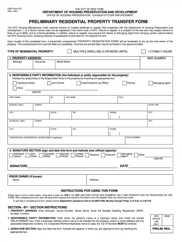 hpd registration Preview on Page 1