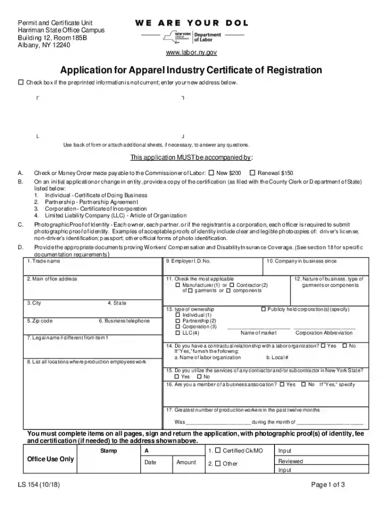 Child Performer Health Form - Department of Labor Preview on Page 1
