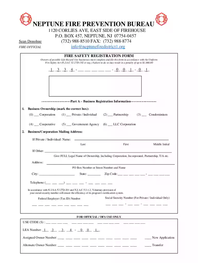 new jersey fire prevention Preview on Page 1
