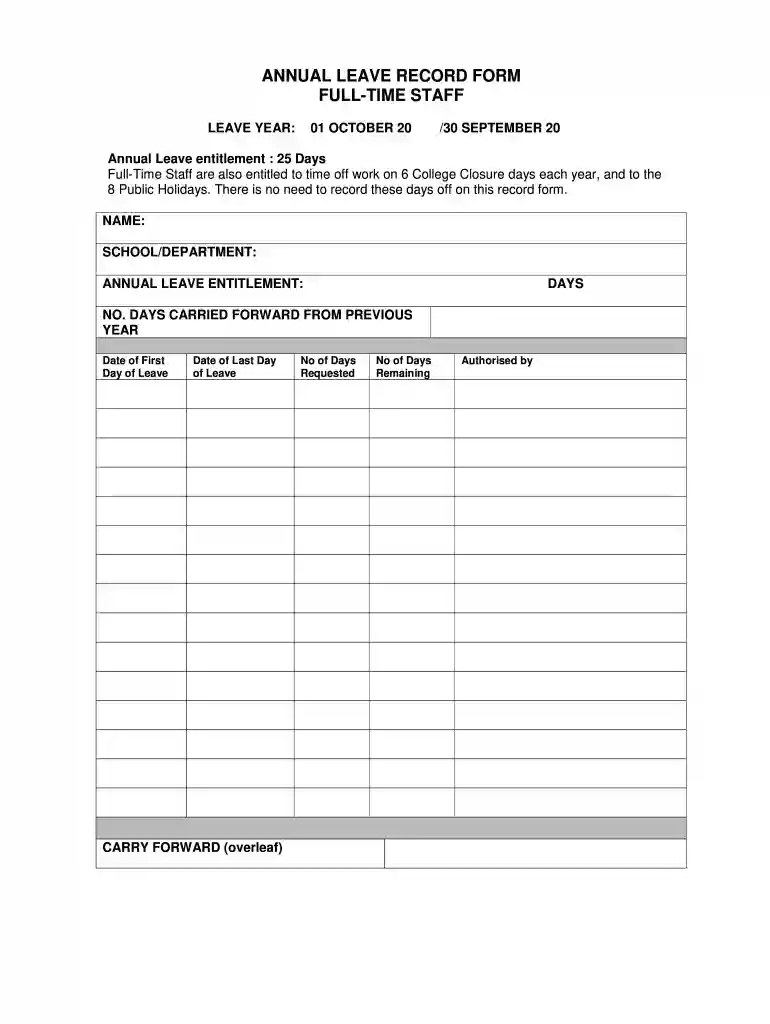 csc leave card format excel Preview on Page 1