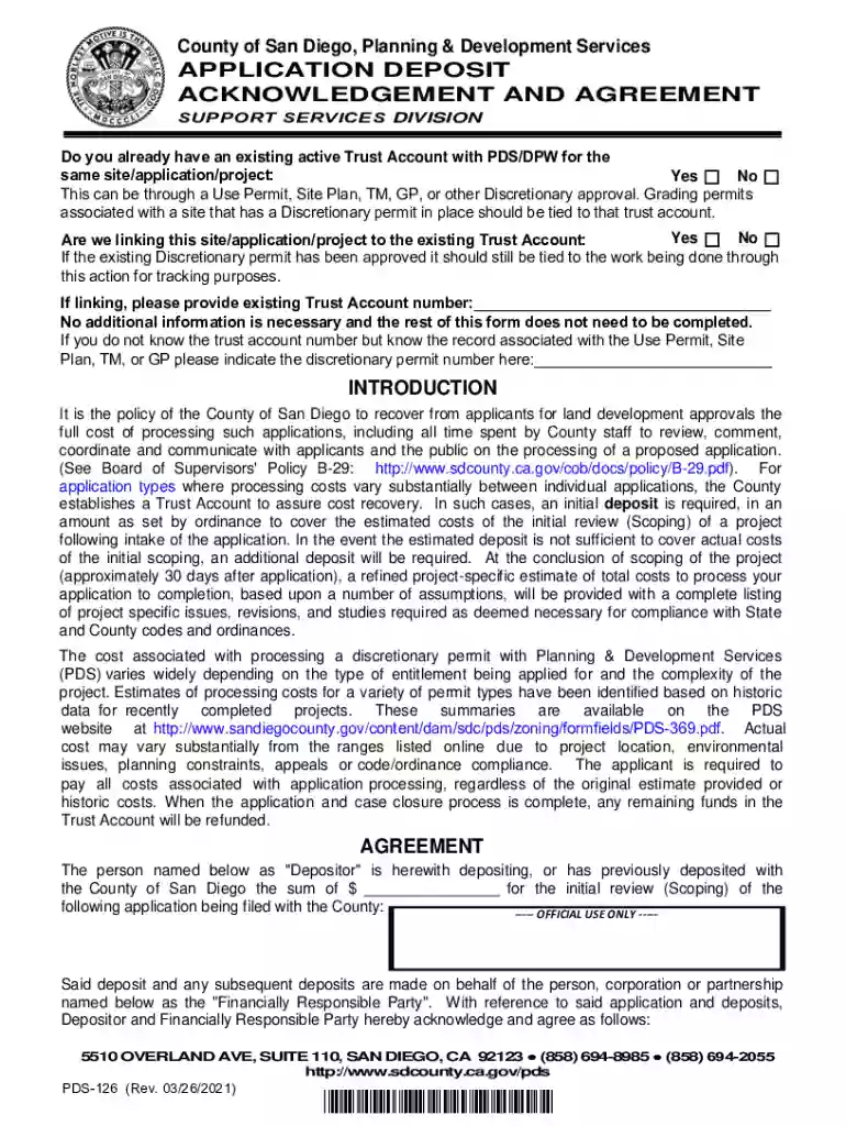 REQUIRED SUBMISSION ITEMS FOR GRADING ... - San Diego County Preview on Page 1