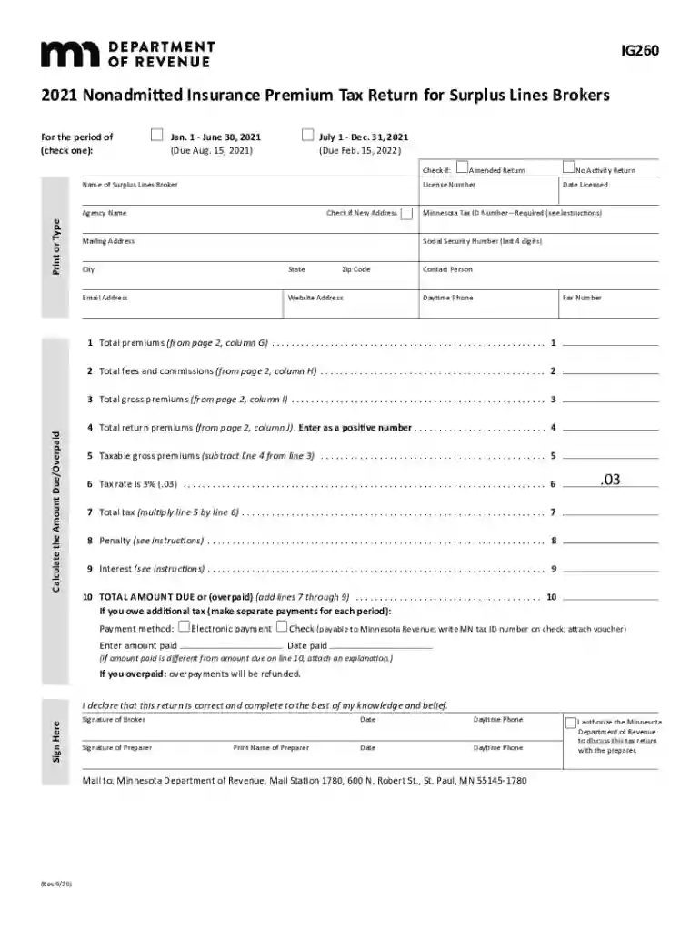 2022 mn semiannual stamping fee report Preview on Page 1