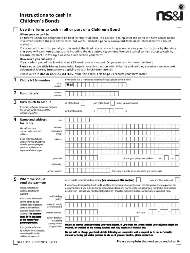 Important changes to NSandI Childrens Bonus Bonds Preview on Page 1