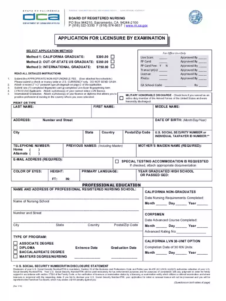 ca endorsement Preview on Page 1