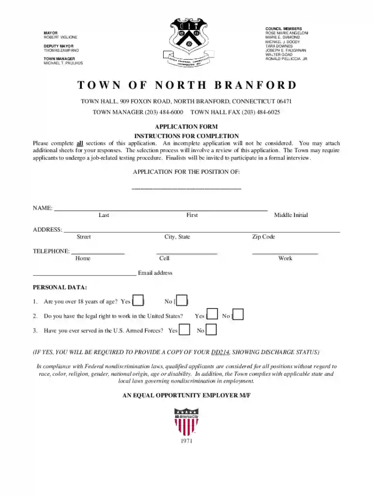 T O W N O F N O R T H B R A N F O R D - MyRec Preview on Page 1