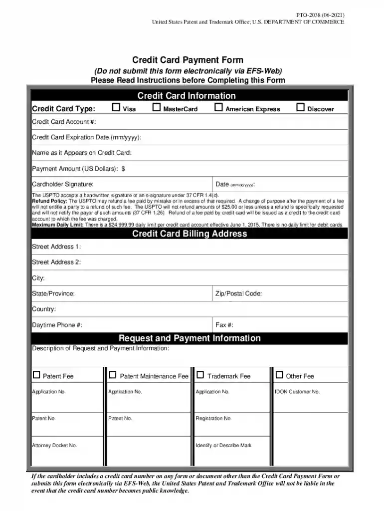 fee uspto patent Preview on Page 1