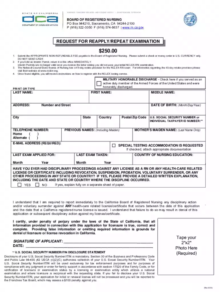reapply examination Preview on Page 1